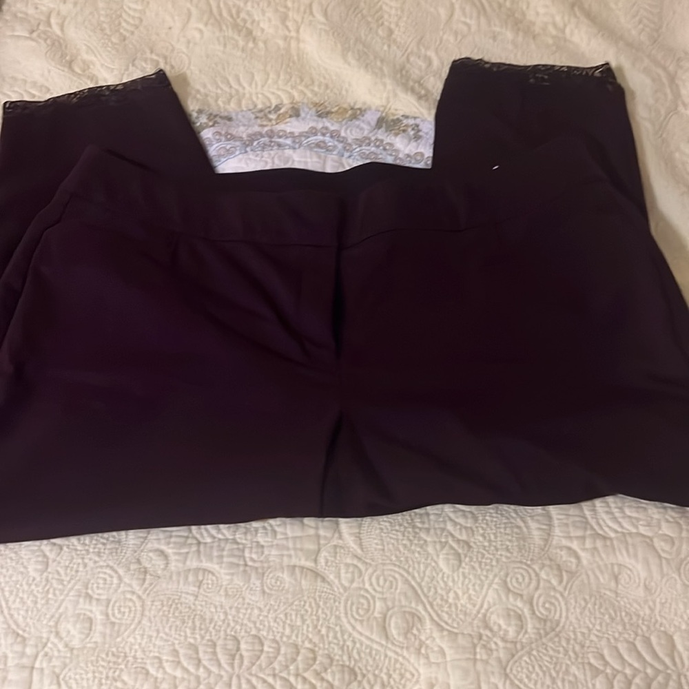 Lane Bryant Ankle Pants - LOT of 2 - Picture 9 of 11